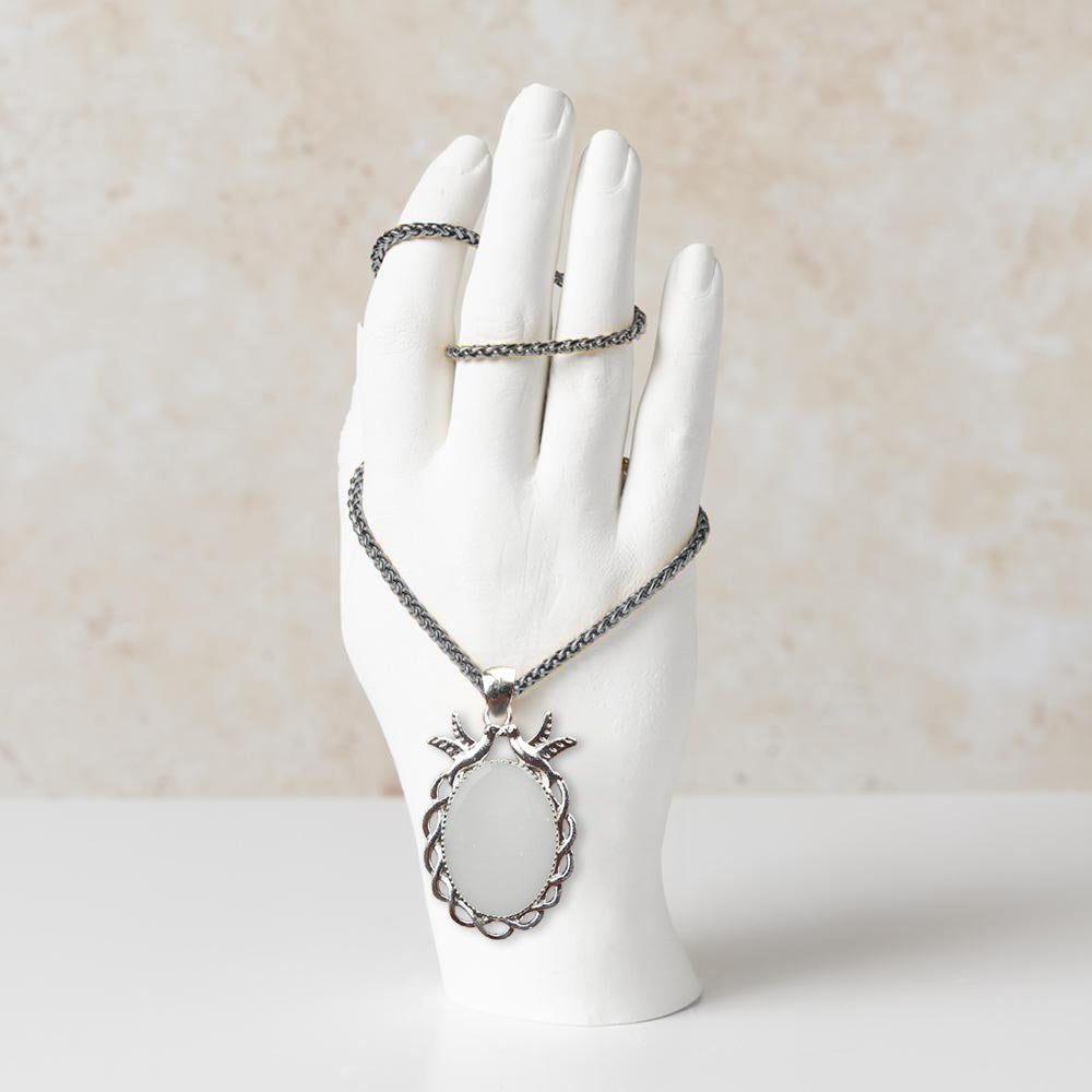 Silver Bird Pendant with Breastmilk Jewelry Kit