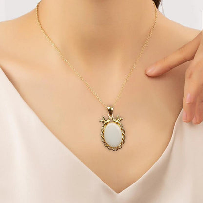 Golden Oval Bird with Breastmilk Jewelry Kit