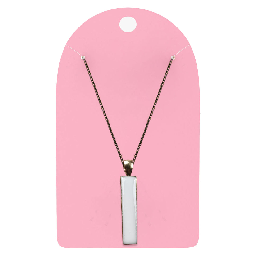 Vintage Sleek Long Posh Pendant with Breastmilk Jewelry DIY Kit