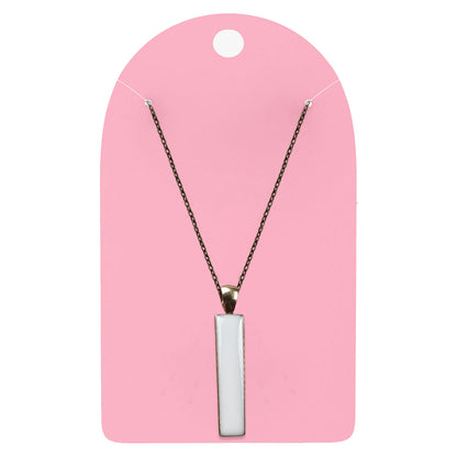 Vintage Sleek Long Posh Pendant with Breastmilk Jewelry DIY Kit