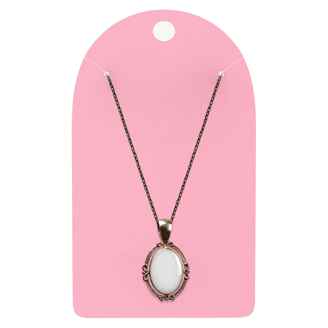 Vintage Designer Oval Pendant featuring a Breastmilk Jewelry Kit