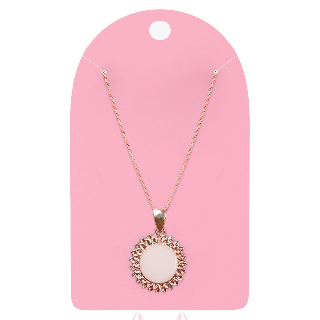 Rosegold Sunflower Pendant with Breastmilk Jewelry Kit