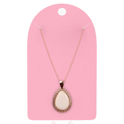 Rosegold Water Drop Royal Pendant with Breastmilk Jewelry Kit
