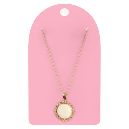 Golden Round Exclusive Pendant with Breastmilk Jewelry Kit